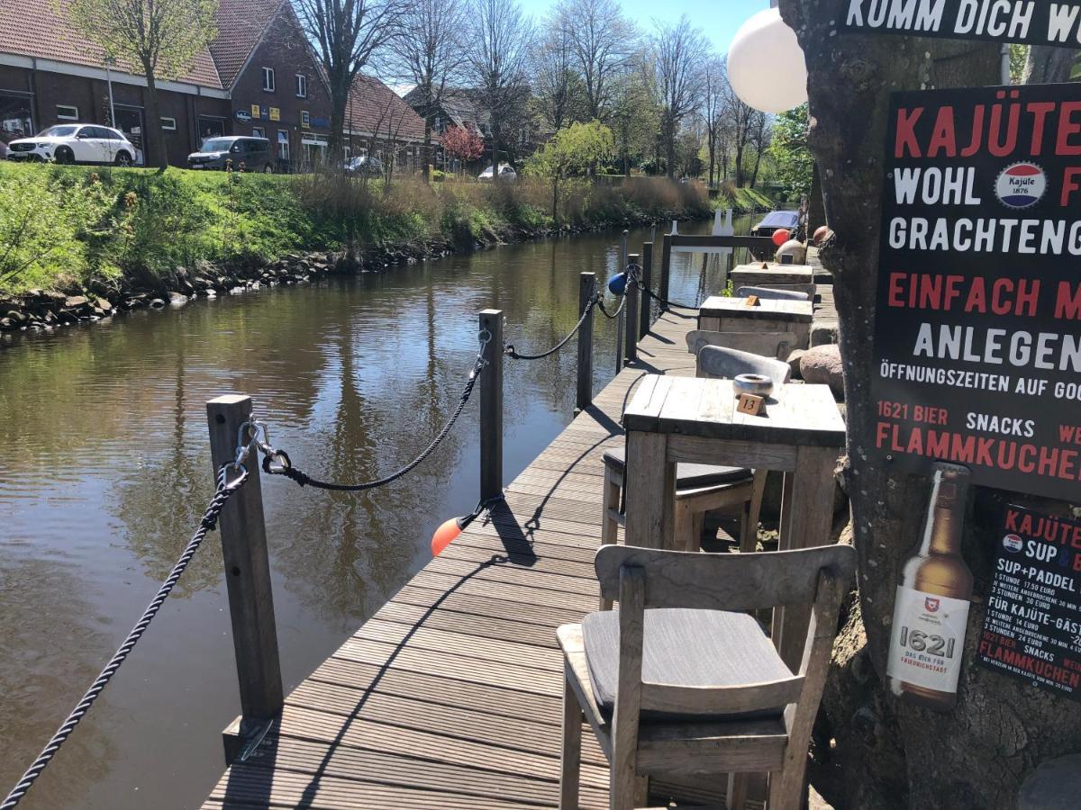 Gaestehaus Kajuete Direkt Am Wasser Friedrichstadt Exteriör bild